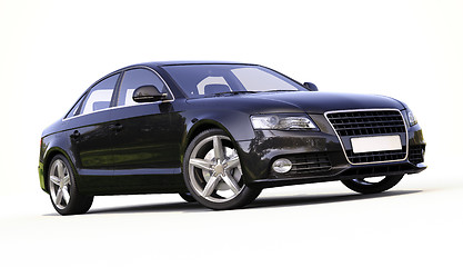 Image showing Modern car on a light background