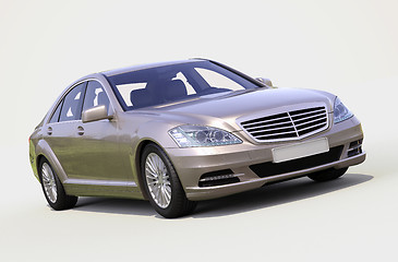 Image showing Modern luxury executive car