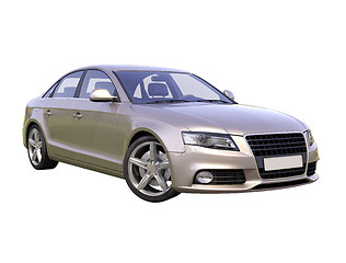 Image showing Modern luxury car isolated