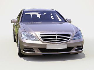 Image showing Modern luxury executive car