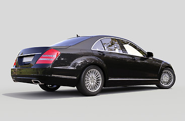 Image showing Modern luxury executive car