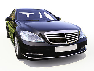 Image showing Modern luxury executive car