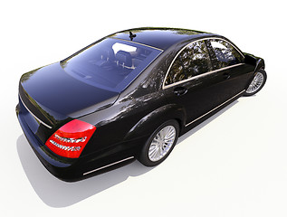 Image showing Modern luxury executive car