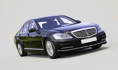 Image showing Modern luxury executive car