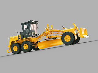 Image showing Modern grader 