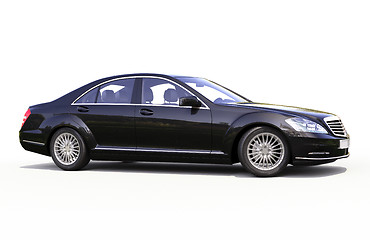 Image showing Modern luxury executive car