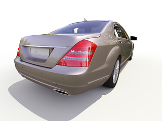 Image showing Modern luxury executive car