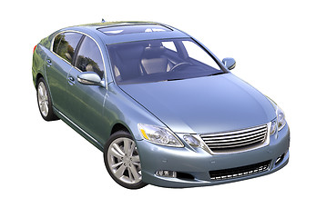 Image showing Modern luxury car isolated