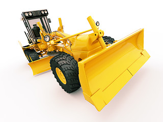 Image showing Modern grader 