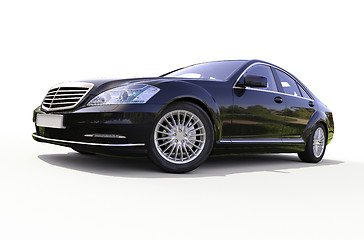 Image showing Modern luxury executive car