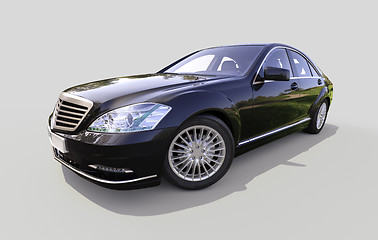 Image showing Modern luxury executive car