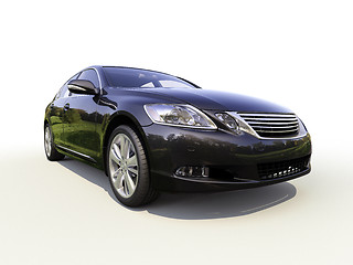 Image showing Modern car on a light background