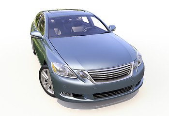 Image showing Modern car on a light background