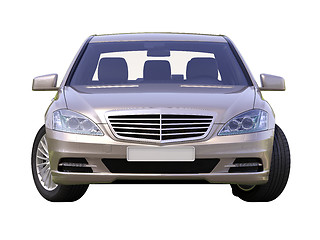 Image showing Modern luxury executive car