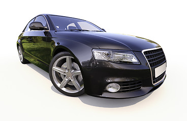 Image showing Modern car on a light background