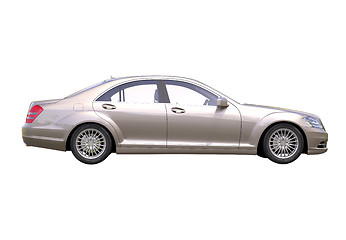 Image showing Modern luxury executive car