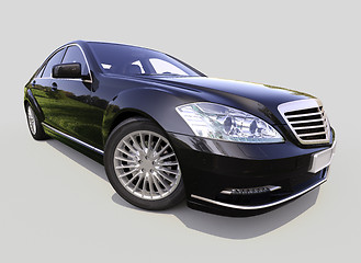 Image showing Modern luxury executive car