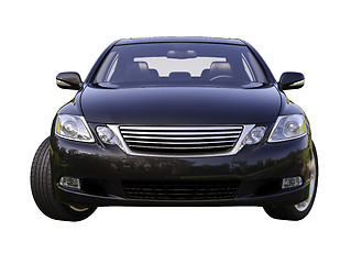 Image showing Modern luxury car isolated