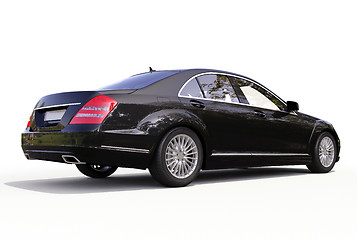 Image showing Modern luxury executive car