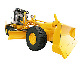 Image showing Modern grader isolated