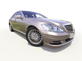 Image showing Modern luxury executive car