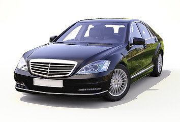 Image showing Modern luxury executive car