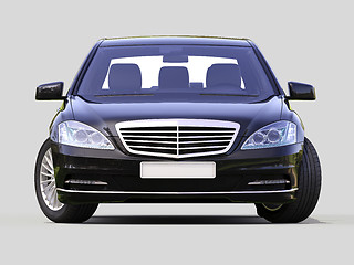 Image showing Modern luxury executive car