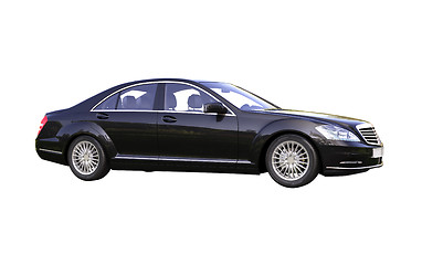 Image showing Modern luxury executive car