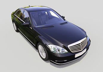 Image showing Modern luxury executive car