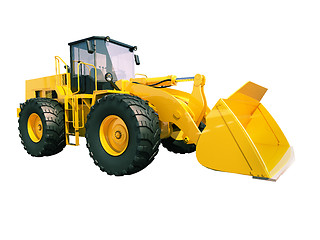 Image showing Front loader isolated