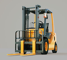 Image showing Forklift truck