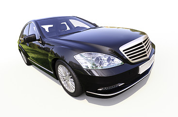 Image showing Modern luxury executive car