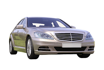 Image showing Modern luxury executive car