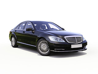 Image showing Modern luxury executive car