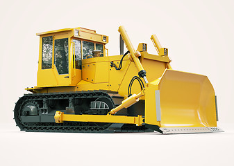 Image showing Heavy crawler bulldozer 