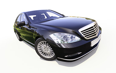 Image showing Modern luxury executive car