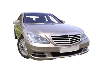 Image showing Modern luxury executive car