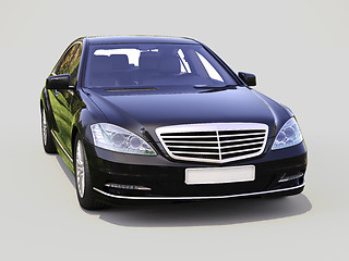 Image showing Modern luxury executive car