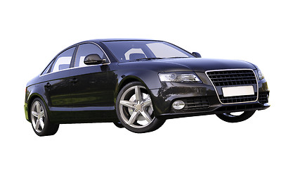 Image showing Modern luxury car isolated