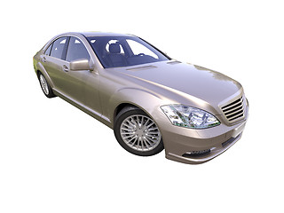 Image showing Modern luxury executive car