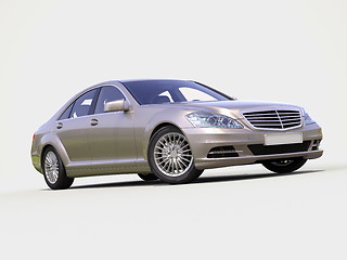 Image showing Modern luxury executive car