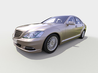 Image showing Modern luxury executive car