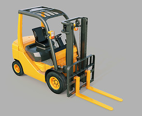 Image showing Forklift truck