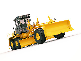 Image showing Modern grader 