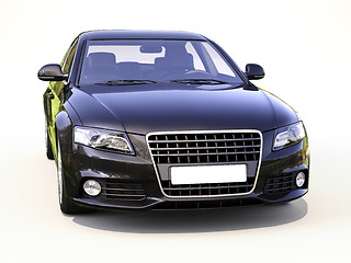 Image showing Modern car on a light background