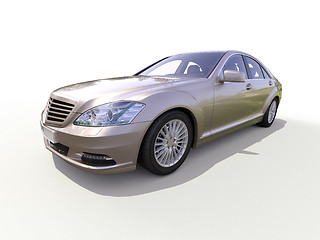 Image showing Modern luxury executive car