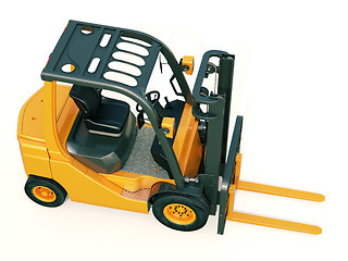 Image showing Forklift truck