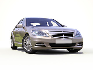 Image showing Modern luxury executive car