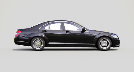 Image showing Modern luxury executive car