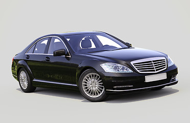 Image showing Modern luxury executive car